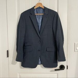 NWOT English Laundry Blue Plaid Sport Jacket